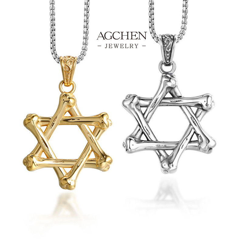 AGCHEN Men&lsquo;s Metal Pendant Necklace OEM Custom Service AGSP744