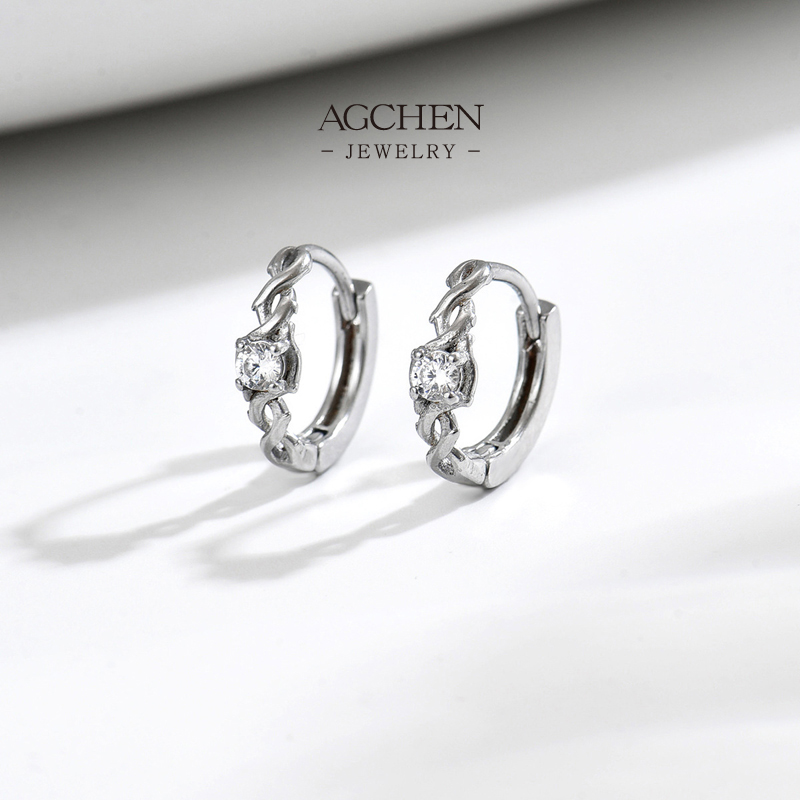 AGCHEN Stainless Steel Fashion Earrings Complete Jewelry Source Factory Direct Price Small MOQ AGE1349