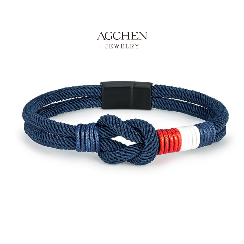 AGCHEN Stainless Steel Europe Bestseller Men Link Bracelet One Stop Supply Chain Integrated Wholesale AGS1866