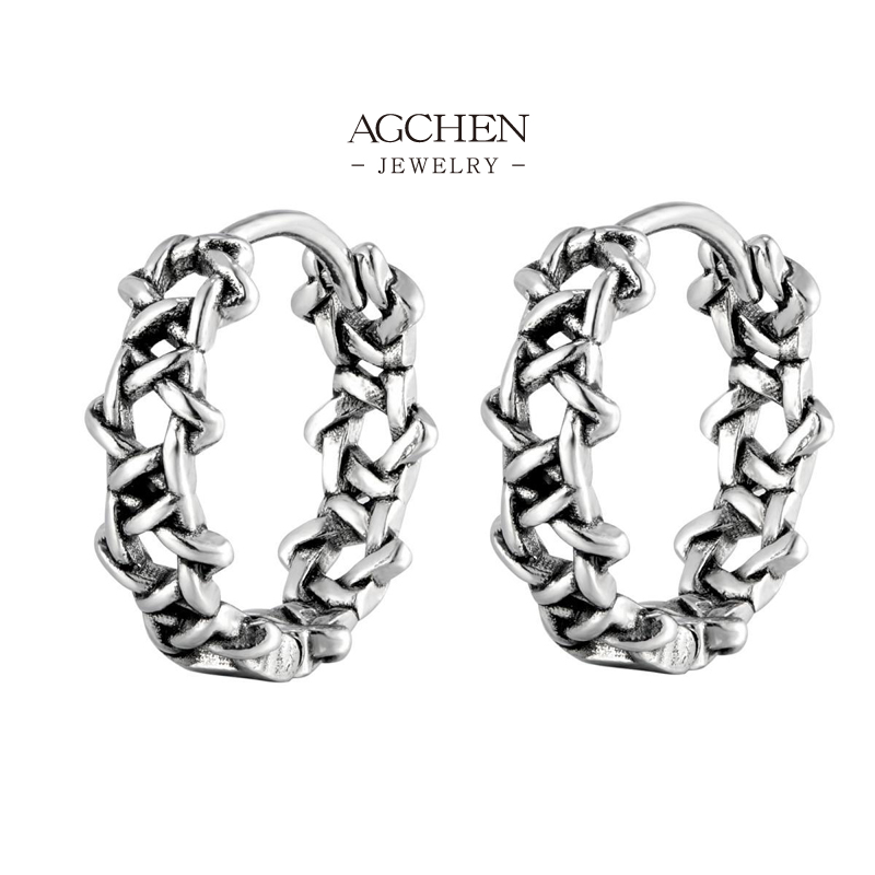 AGCHEN Stainless Steel Hypoallergenic Earrings One Stop Supply Chain Full Service Manufacturer AGE1396