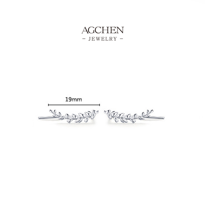 AGCHEN 925 Silver Clip On Earrings For Non Pierced Ears One Stop Supply Chain AGRHE893