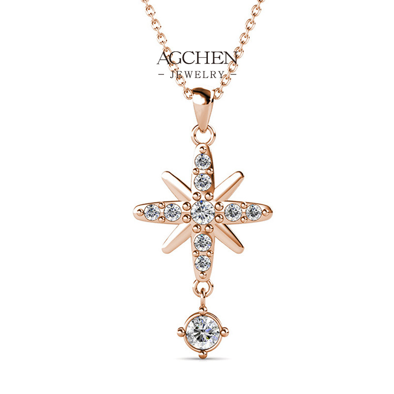 AGCHEN Windmill Design Necklace Whimsical Jewelry OEM Manufacturer AGDP0661 