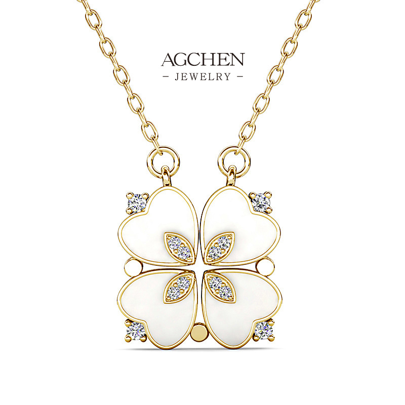 AGCHEN 4 in 1 Convertible Necklace OEM Service Small MOQ AGDP0856