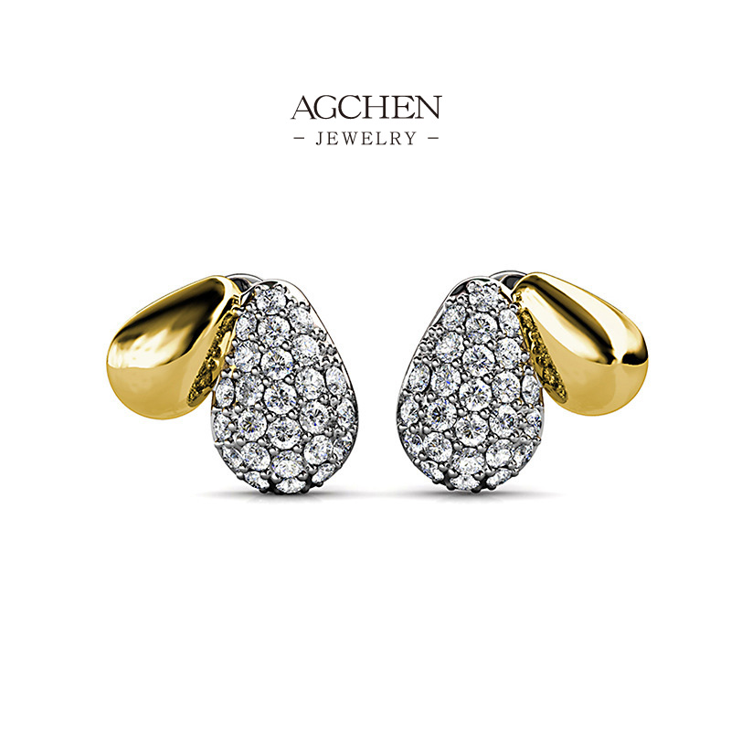 AGCHEN Luxury Zirconia Studs Premium Gift Packaging B2B Supplier AGDES0647
