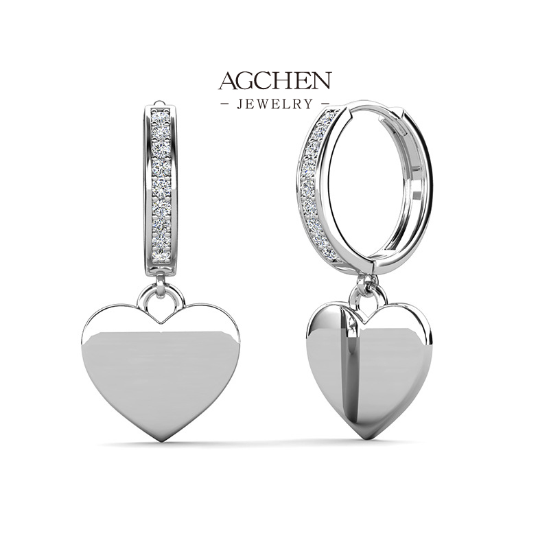 AGCHEN Fashion Forward Zirconia Earrings Trending Designs Bulk Order AGDE0865