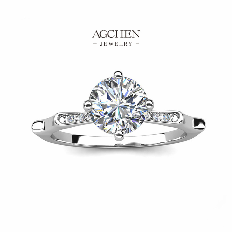 AGCHEN Statement Zirconia Ring Bold Fashion Piece AGMR120