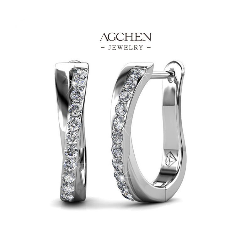 AGCHEN Modern Geometric Earrings Contemporary Designs Factory Direct AGME114