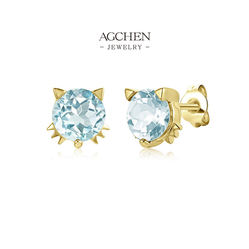 AGCHEN Hypoallergenic Zirconia Earrings Wholesale Collection AGTPE002